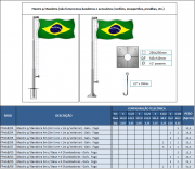 Poste de led energia solar